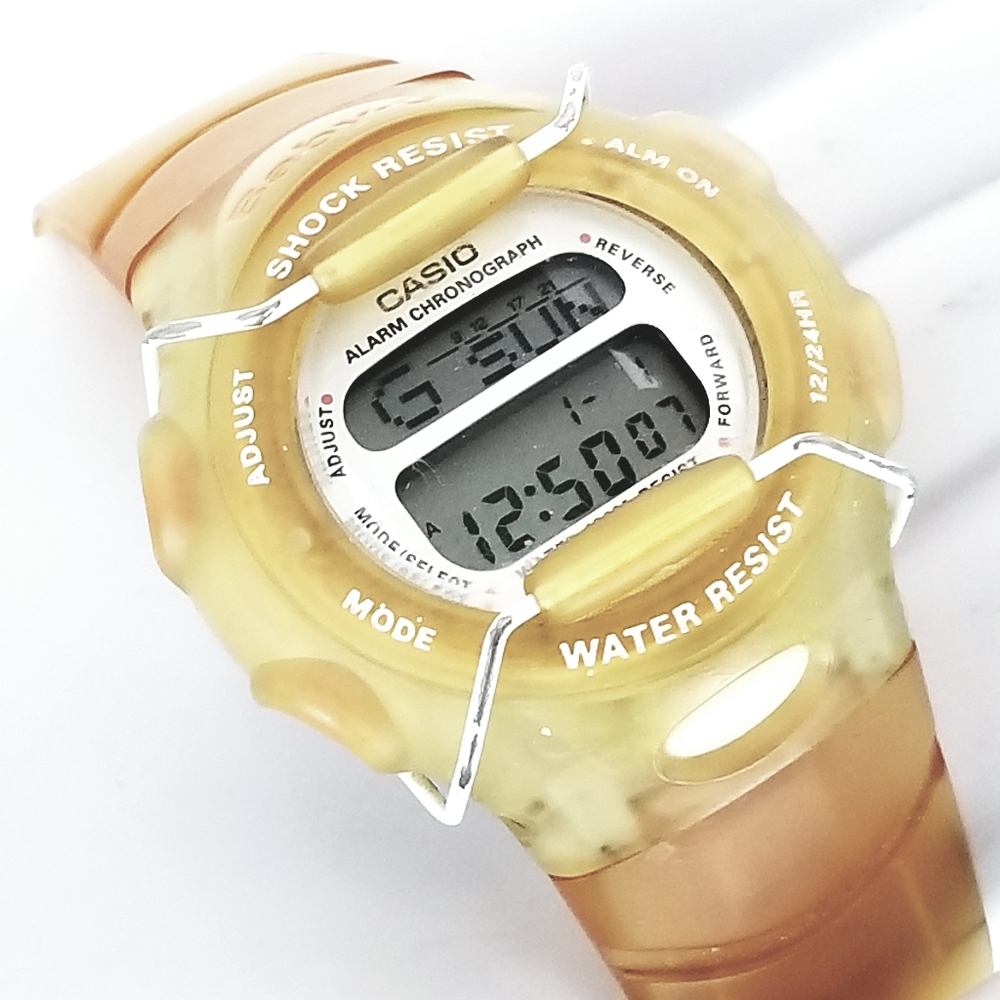 Casio Baby-G Shock BG-142 Ladies Digital Watch Ora